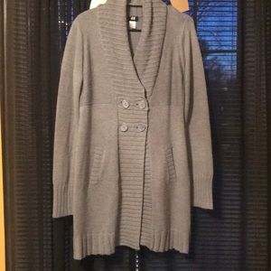 Warm long gray sweater dress. Worn once.